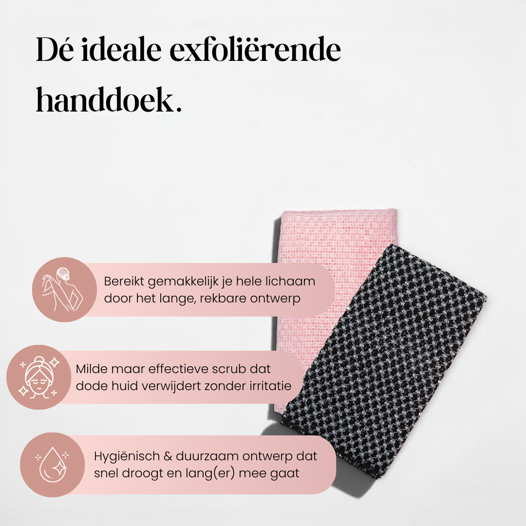 Exfoliërende handdoek